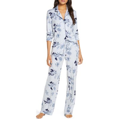 Nordstrom Lingerie Moonlight Pajamas, Blue