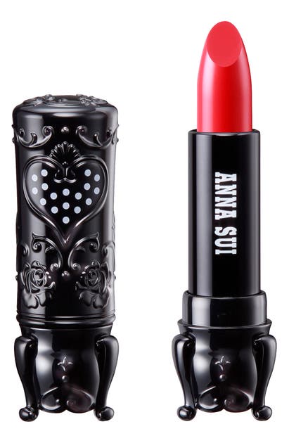 Anna Sui Black Rouge Lipstick In Classical Red