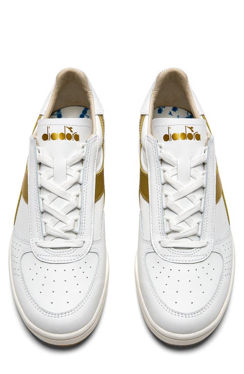 Diadora B. Elite Low-top Sneakers In White/gold