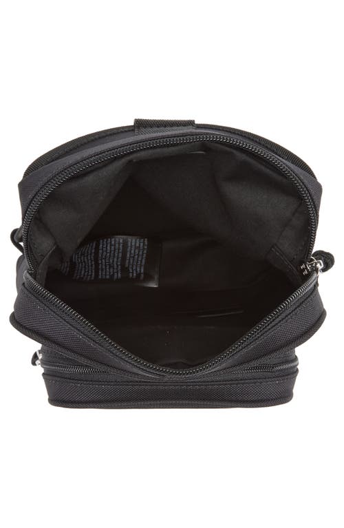 Shop Balenciaga Explorer Political Stencil Logo Crossbody Messenger Bag In Black