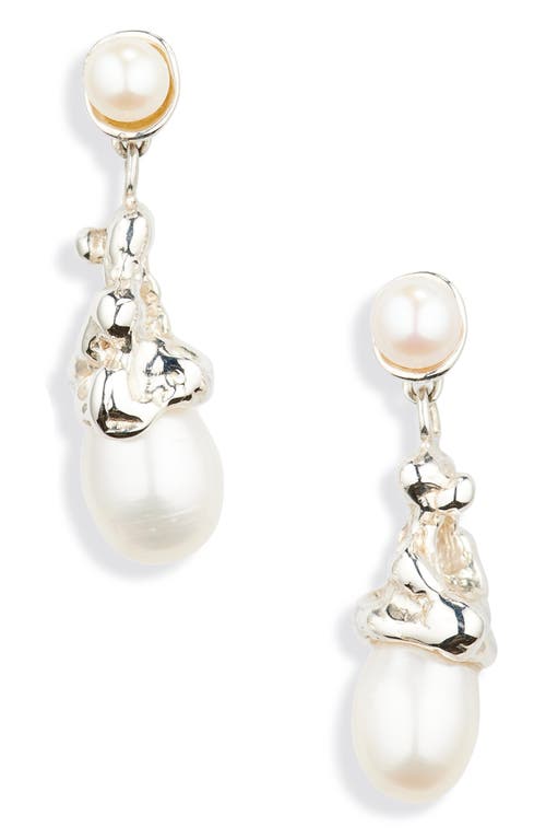 FARIS FARIS SOPHIA CULTURED PEARL DROP EARRINGS 