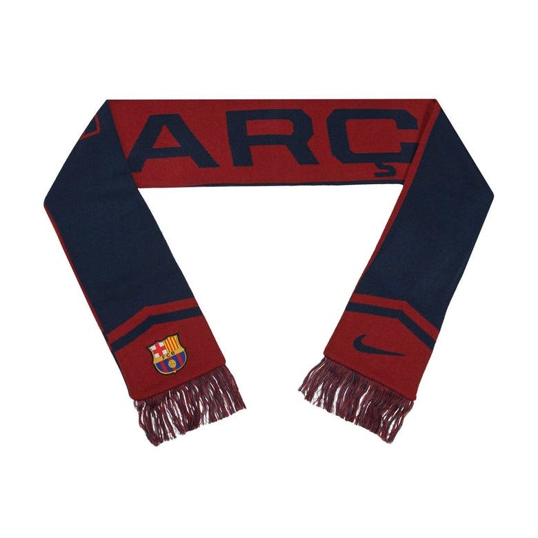Shop Nike Barcelona Local Verbiage Scarf In Navy