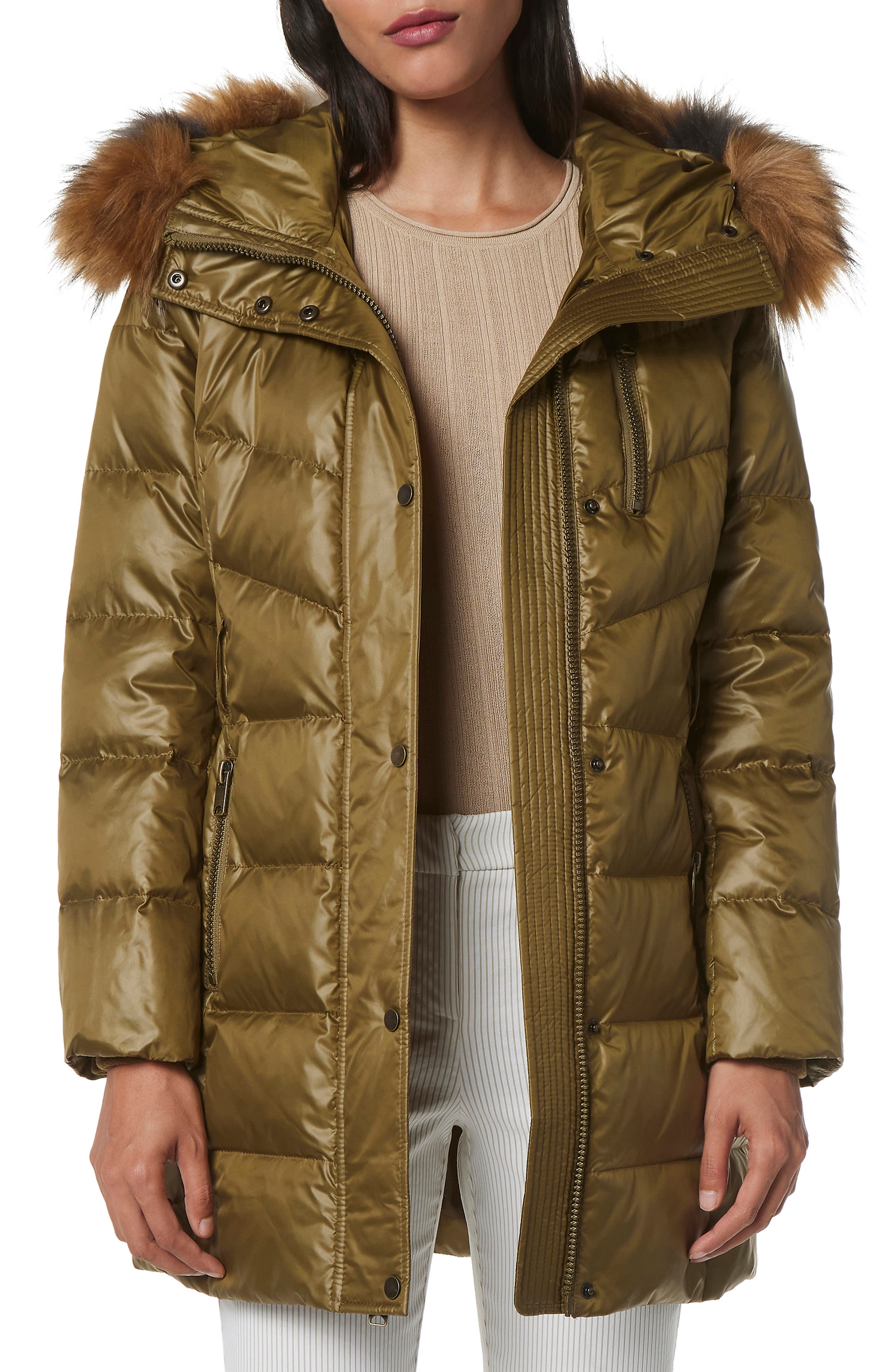 andrew marc women's down coats 