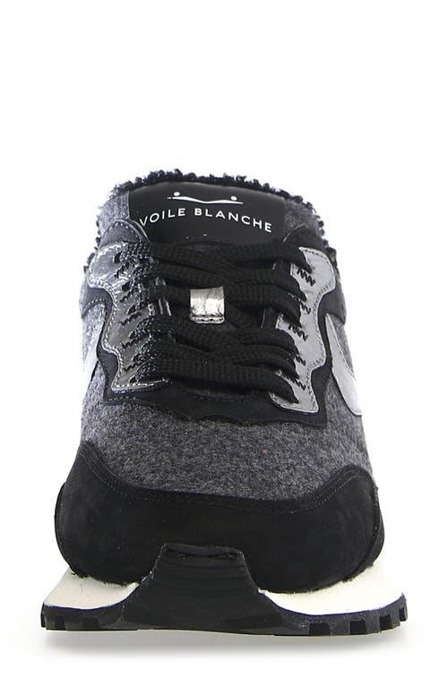 VOILE BLANCHE VOILE BLANCHE AWARK HYPE FAUX FUR SNEAKER 