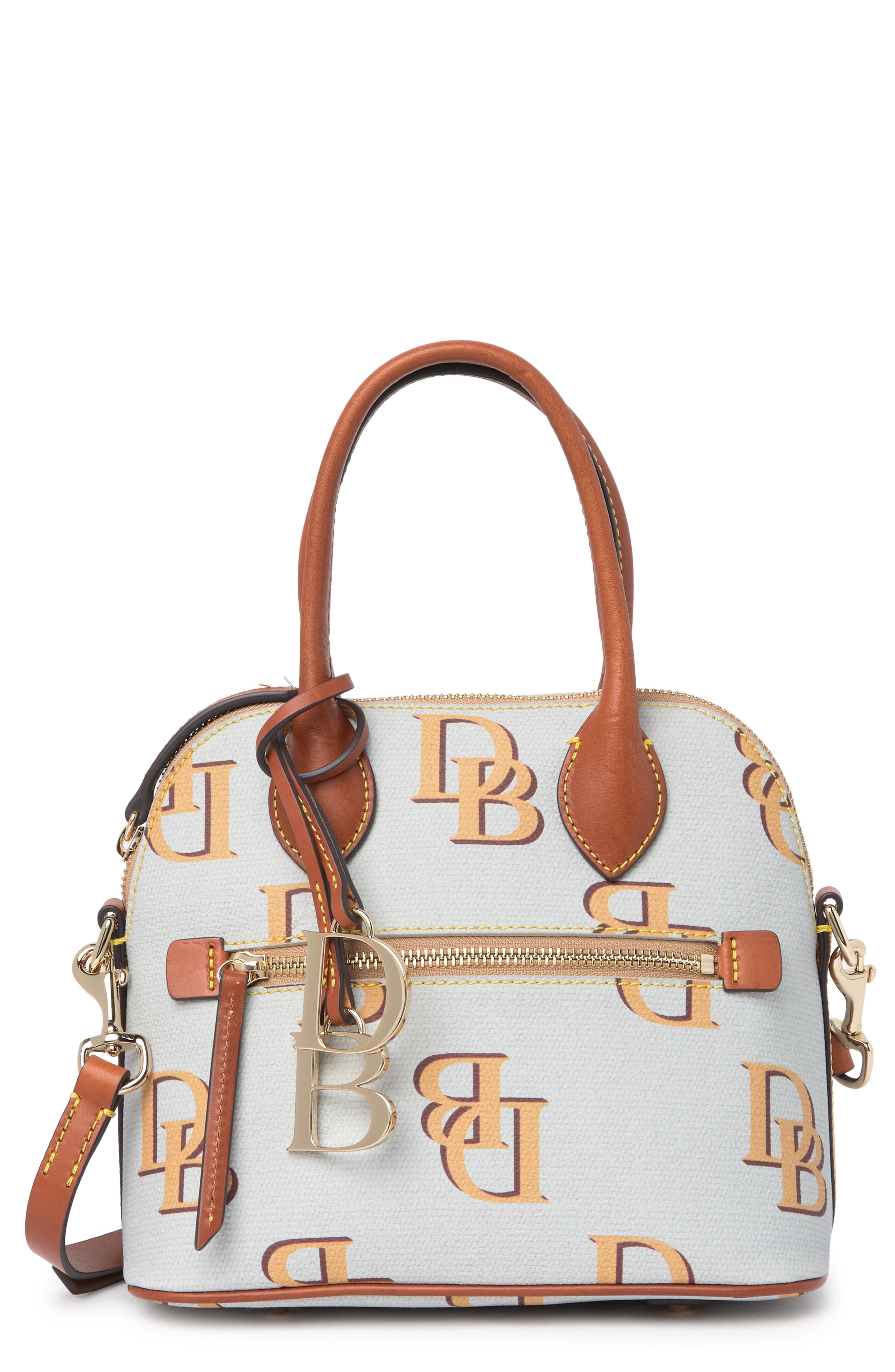 dooney and bourke monogram satchel