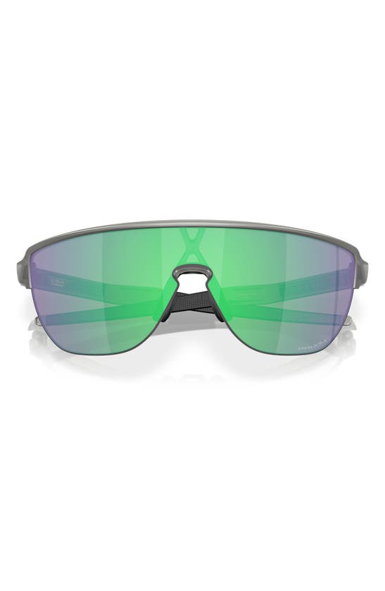 Shop Oakley 42mm Corridor Rectangle Shield Sunglasses In Grey Metal