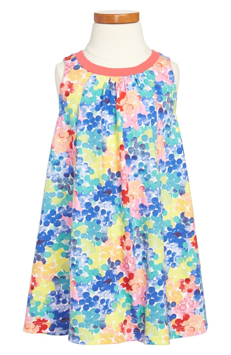 Tea Collection 'Rainbow Bubbles' Trapeze Dress (Toddler Girls, Little ...