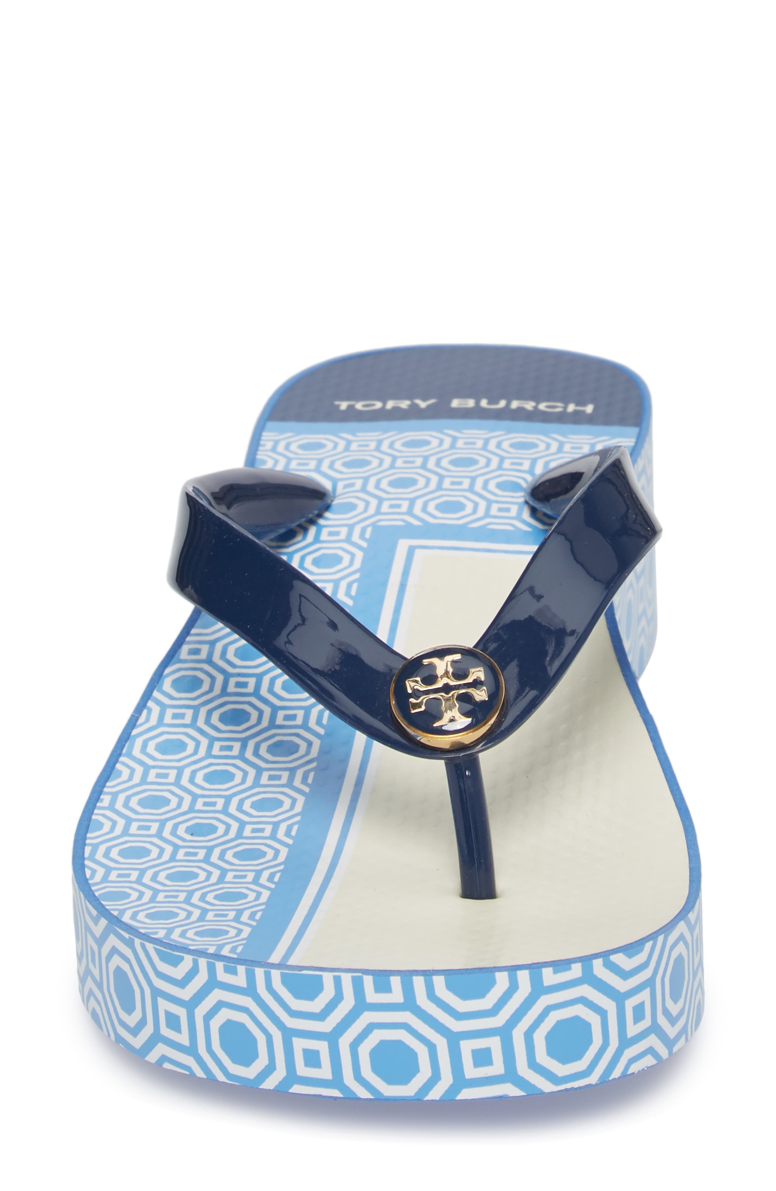 tory burch wedge flip flops nordstrom