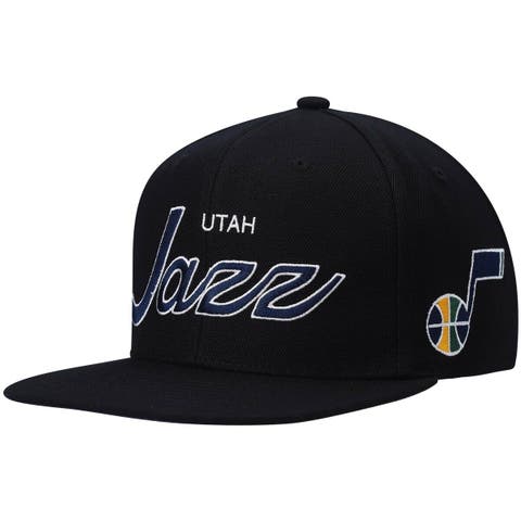 Men's Mitchell & Ness Turquoise/Purple Utah Jazz Hardwood Classics On The  Block Snapback Hat