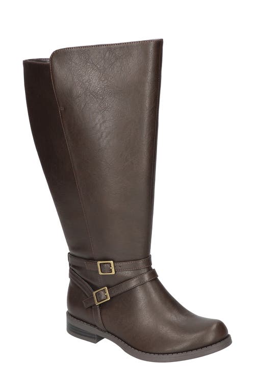 Shop Easy Street Bay Plus Plus Knee High Boot In Brown