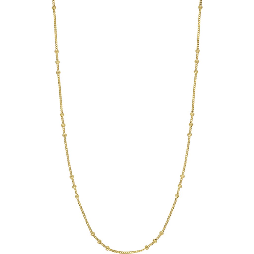Bony Levy 14k Gold Mykonos Beaded Chain Necklace In 14k Yellow Gold