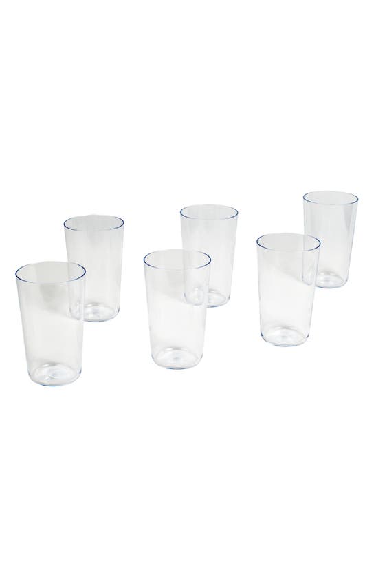 Shop Tarhong 6-piece Tritan Glass Set In Clear