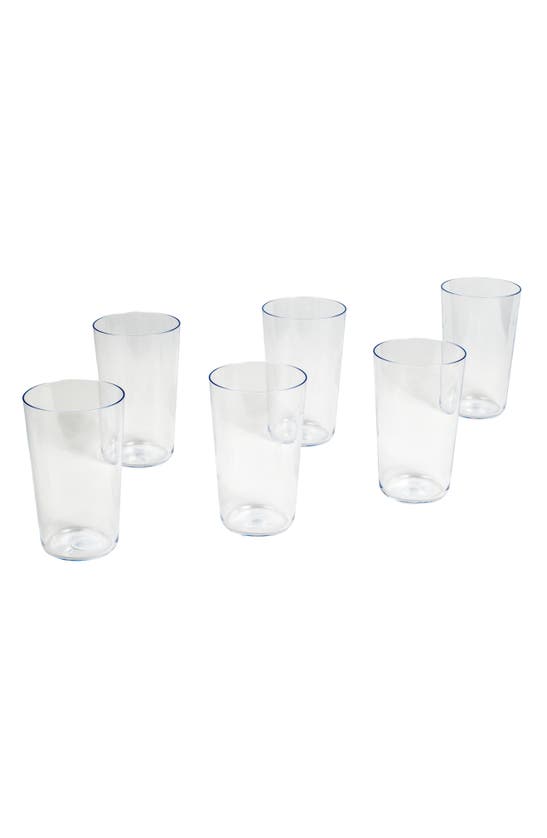 Tarhong 6-piece Tritan Glass Set In White