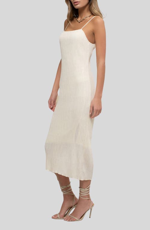 BLU PEPPER BLU PEPPER CRINKLE MIDI DRESS
