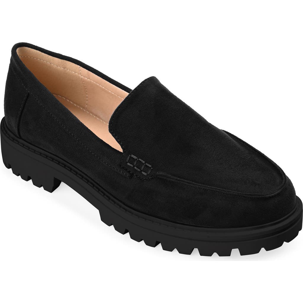 Shop Journee Collection Erika Platform Loafer In Black