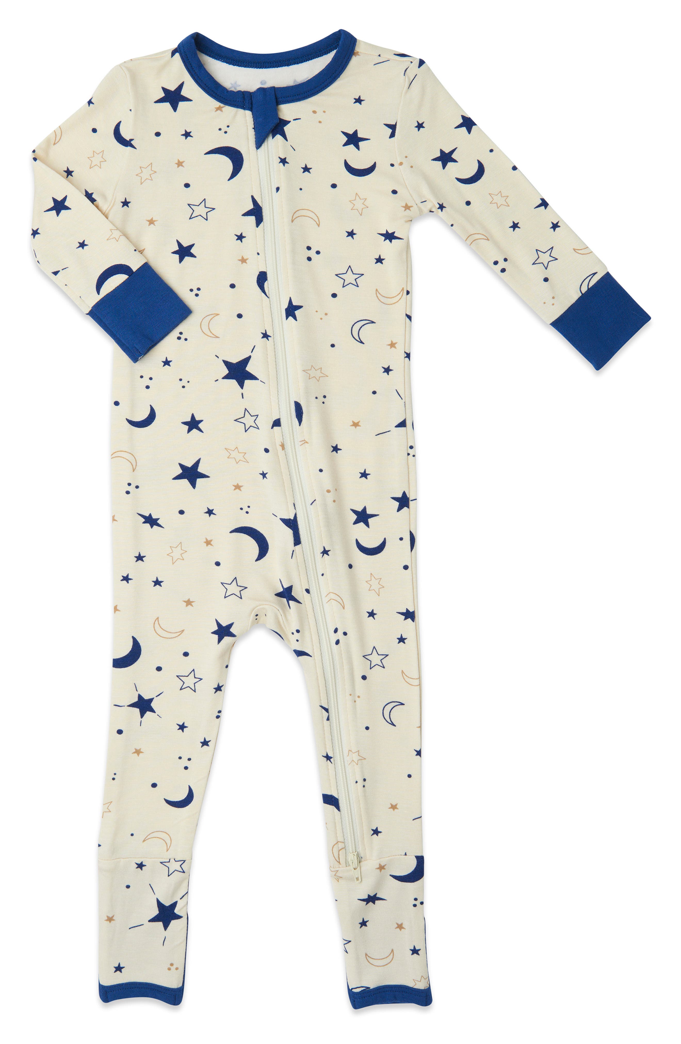 Baby Grey by Everly Grey Print Footie in Twinkle/ 