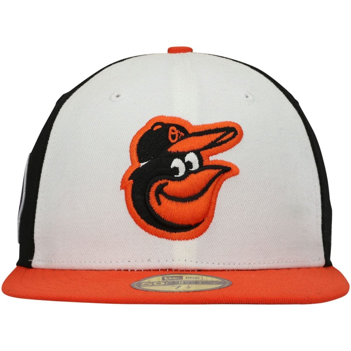 baltimore orioles fitted hat side patch