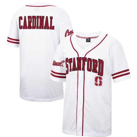 Men's Colosseum White Stanford Cardinal Free Spirited Mesh Button