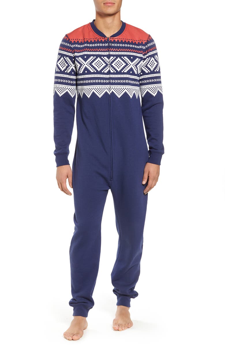 The Rail Fleece One-Piece Pajamas | Nordstrom