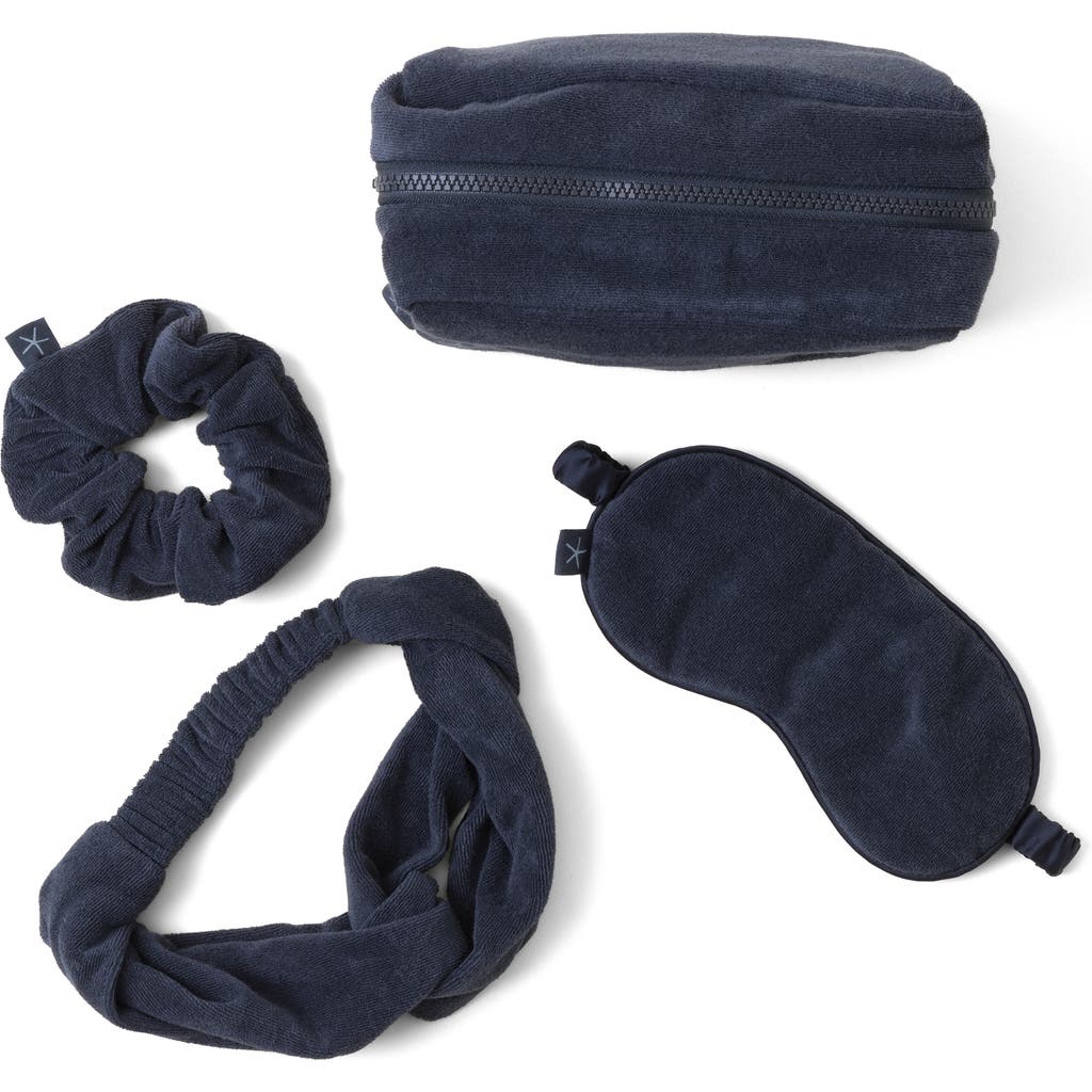 Barefoot Dreams Cozyterry™ 4-piece Resport Spa Set In Indigo