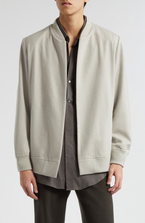 Gender Inclusive DJ Hell Cashmere Bomber Jacket in Moon