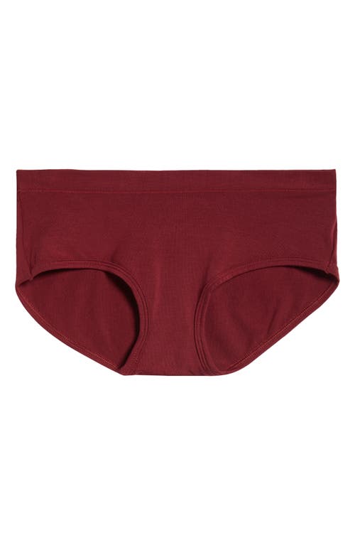 Shop Meundies Feelfree Hipster Briefs In Cabernet