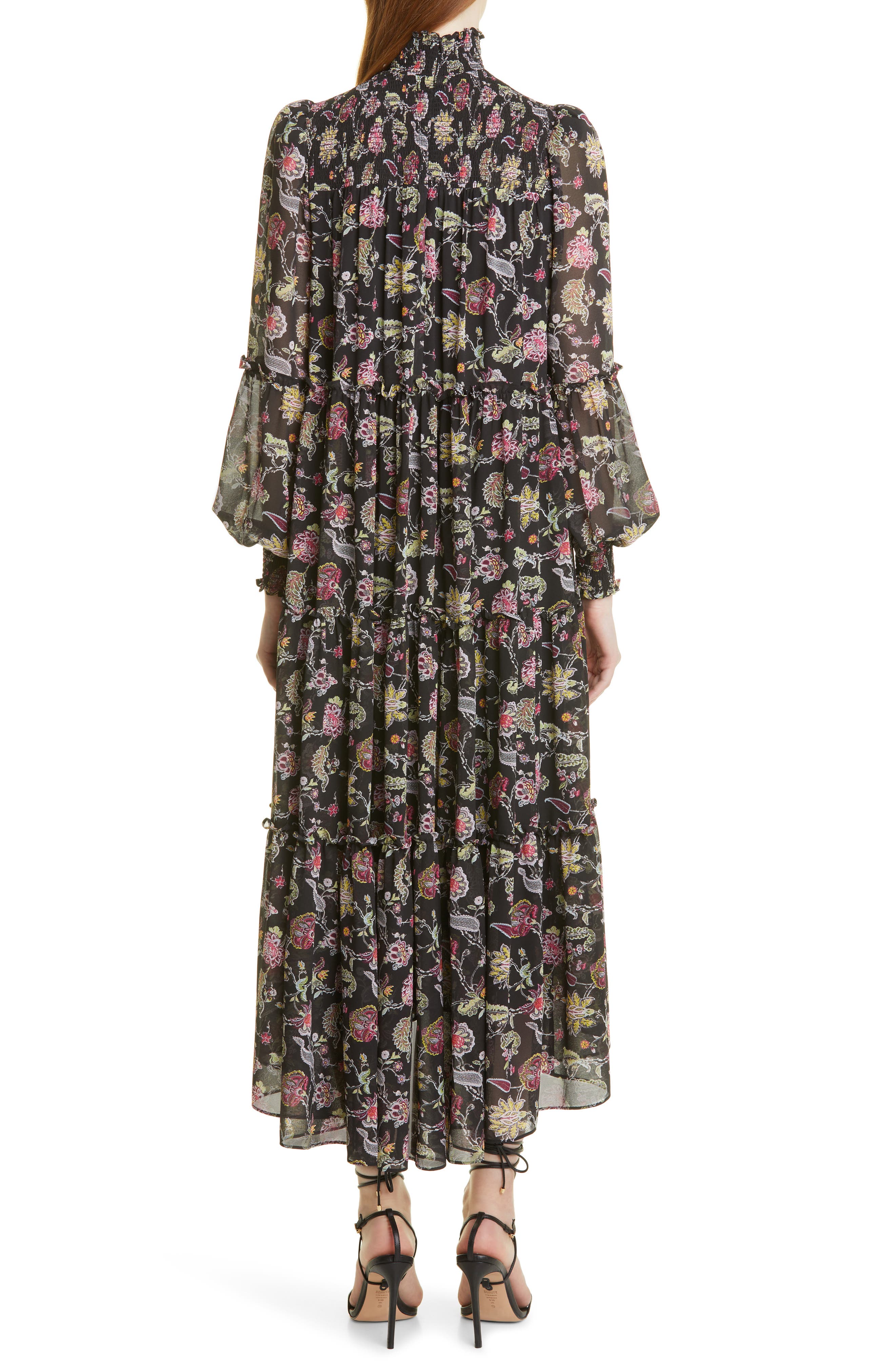Cinq à Sept Paisley Long Sleeve High 