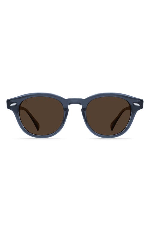 RAEN Kostin Round Polarized Square Sunglasses in Twilight/Vibrant Brown Polar at Nordstrom