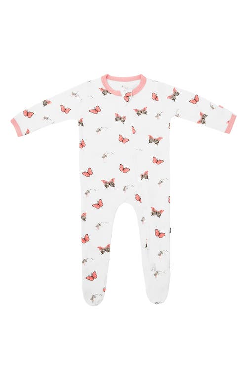 Kyte BABY Zip-Up Footie in Butterfly at Nordstrom