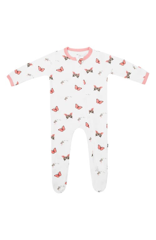 Kyte Baby Kids'  Zip-up Footie In Butterfly