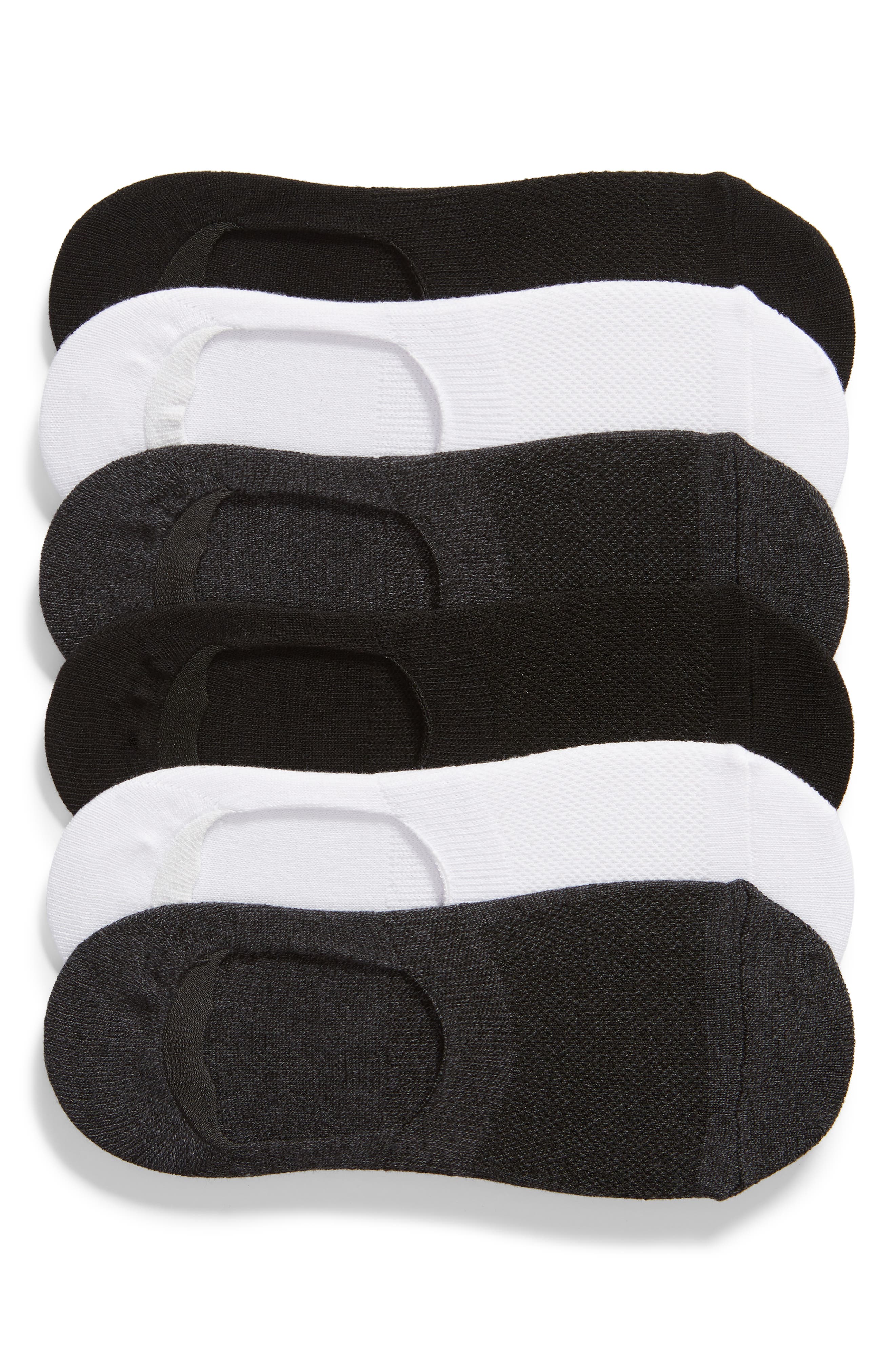 Nordstrom 6-Pack No-Show Liner Socks 