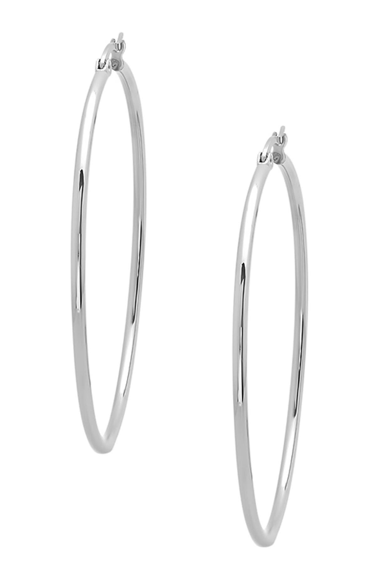 Hmy Jewelry Stainless Steel Hoop Earrings