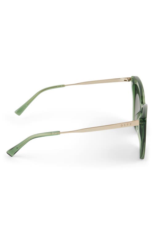 Shop Diff Becky Ii 56mm Cat Eye Sunglasses In Sage Crystal/g15