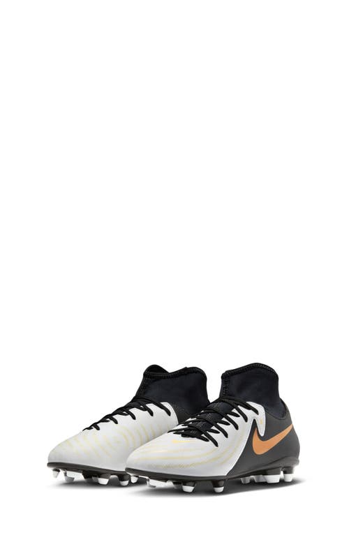 Nike Jr Phantom Luna Ii Club Soccer Cleat In White/black/gold Coin