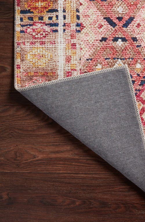 Loloi Layla Collection Rug In Magenta/multi