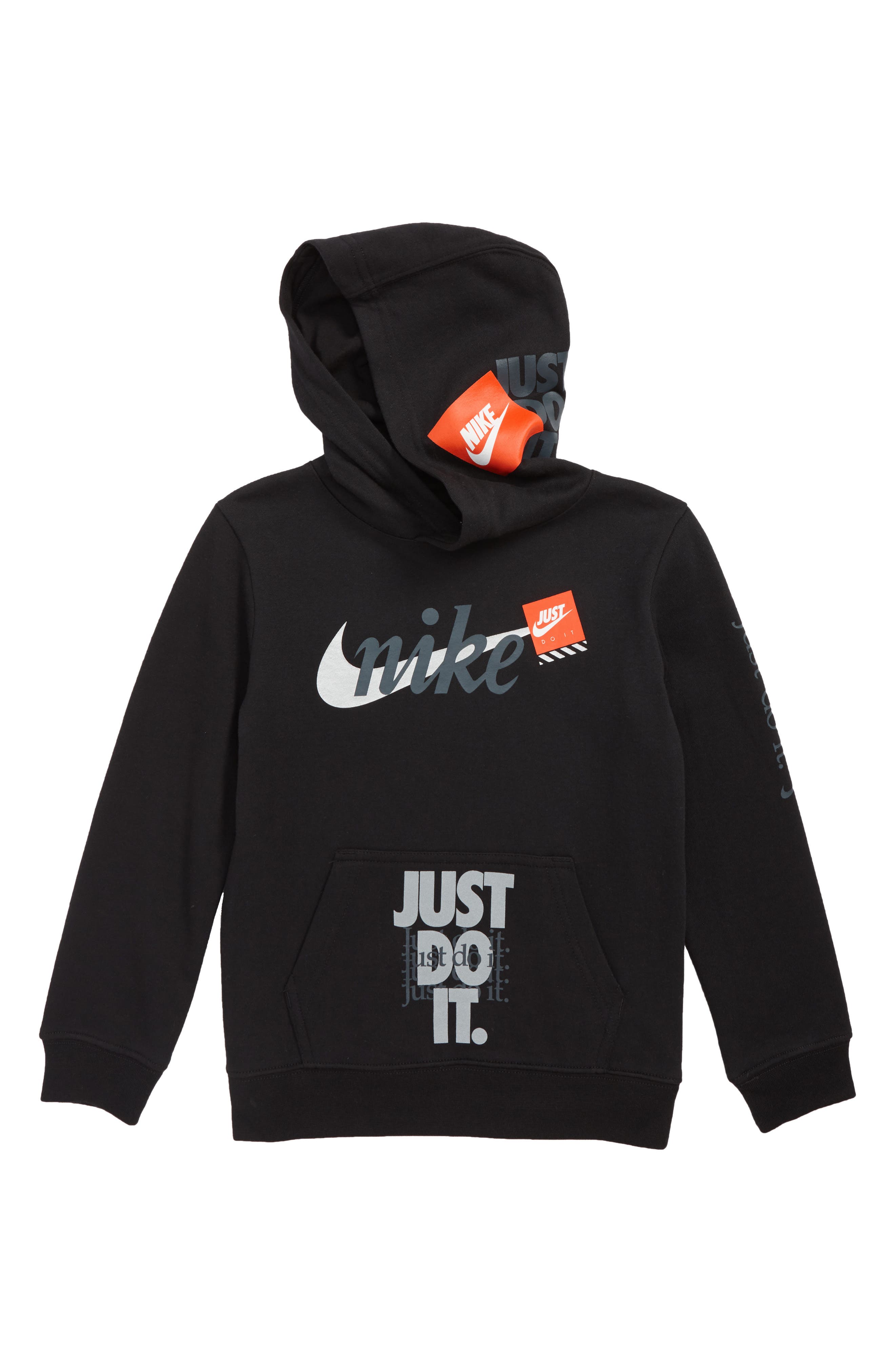 boys nike just do it hoodie