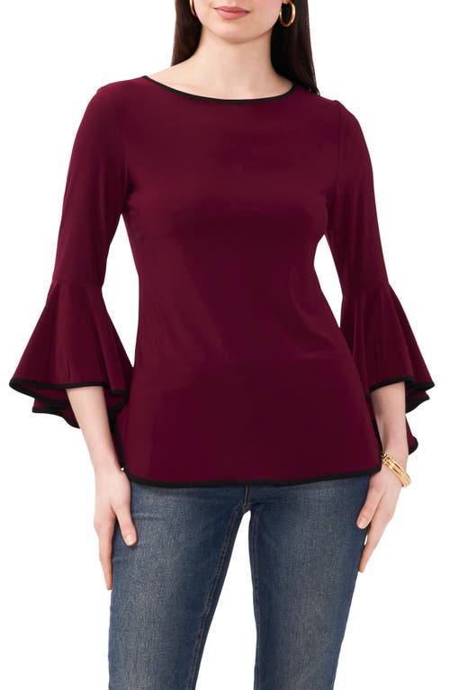 Chaus Bell Sleeve Top Mulberry at Nordstrom,