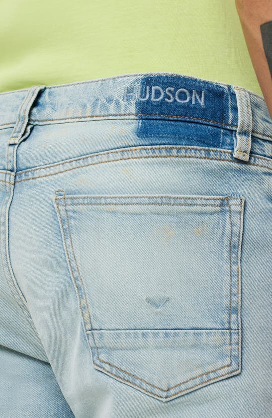 Hudson Jeans Zack Ripped Skinny Jeans In Rocker