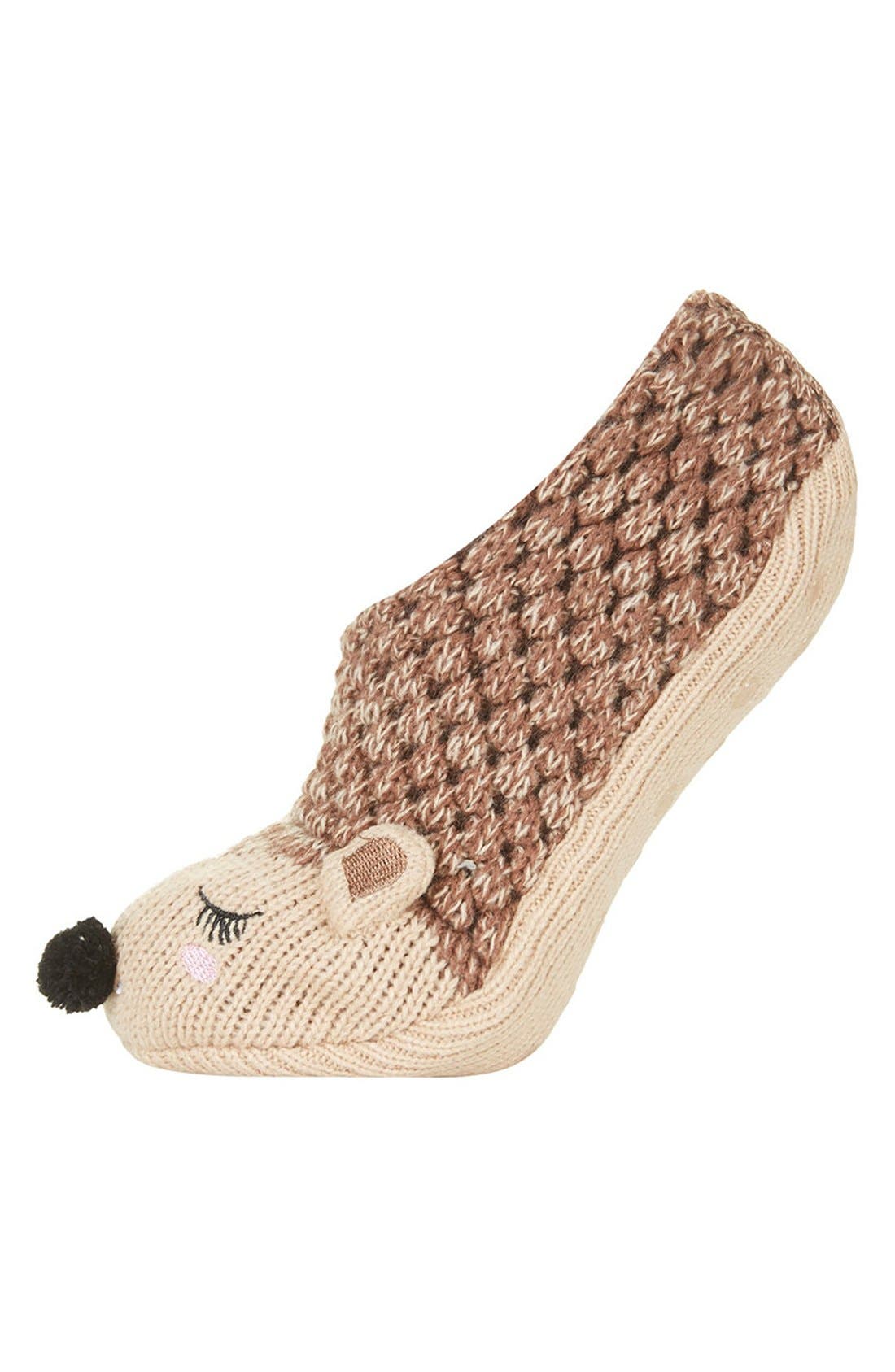 women's hedgehog slippers