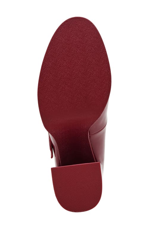 Shop Steve Madden Tully Platform Pump In Wine Patent