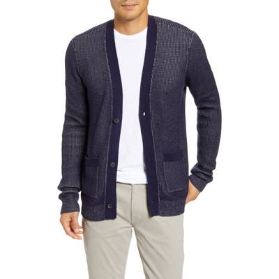 Paige Hudson Two Tone Cardigan Sweater, Blue
