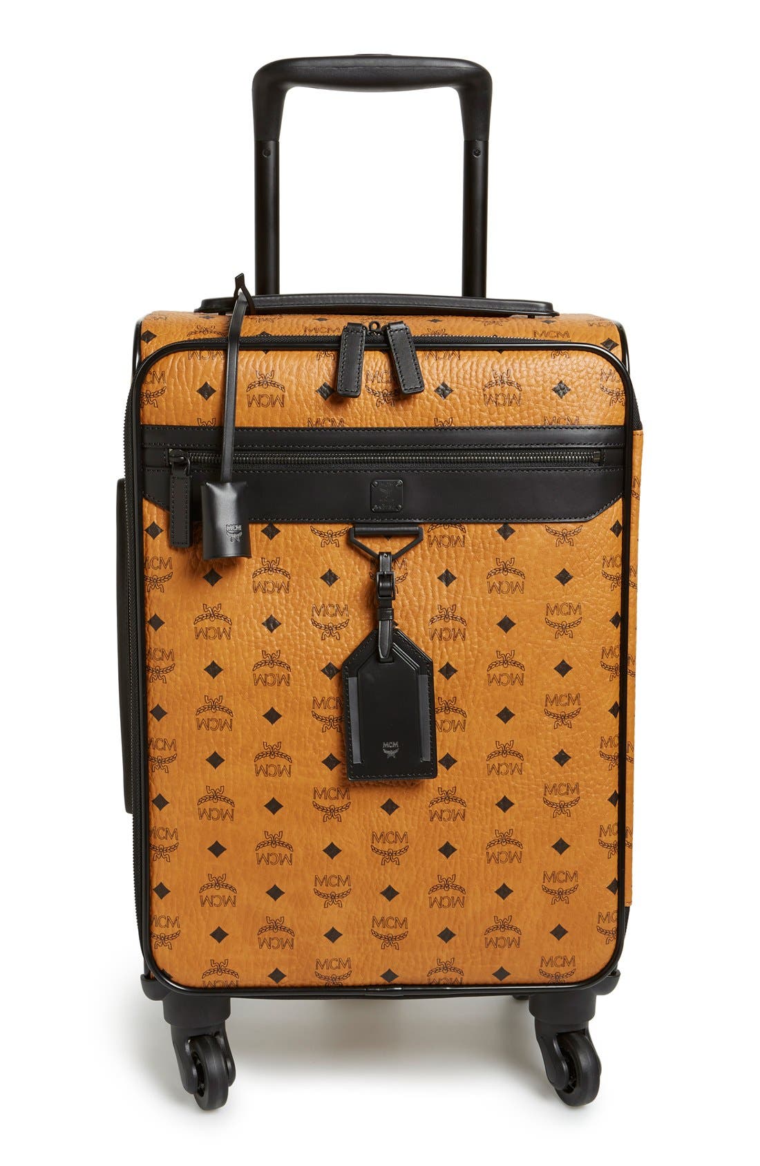 mcm rolling luggage