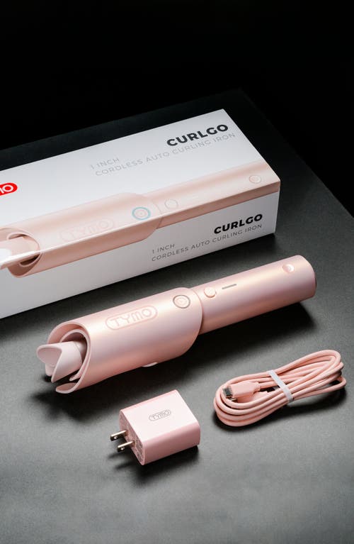 Tymo Curlgo 1-inch Portable Curling Iron In Pink