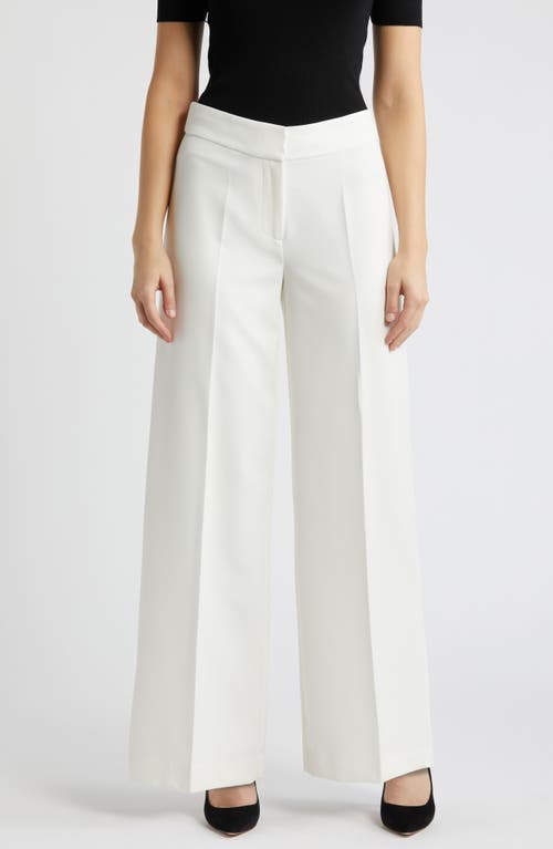 Tahari ASL Wide Leg Pants Ivory at Nordstrom,