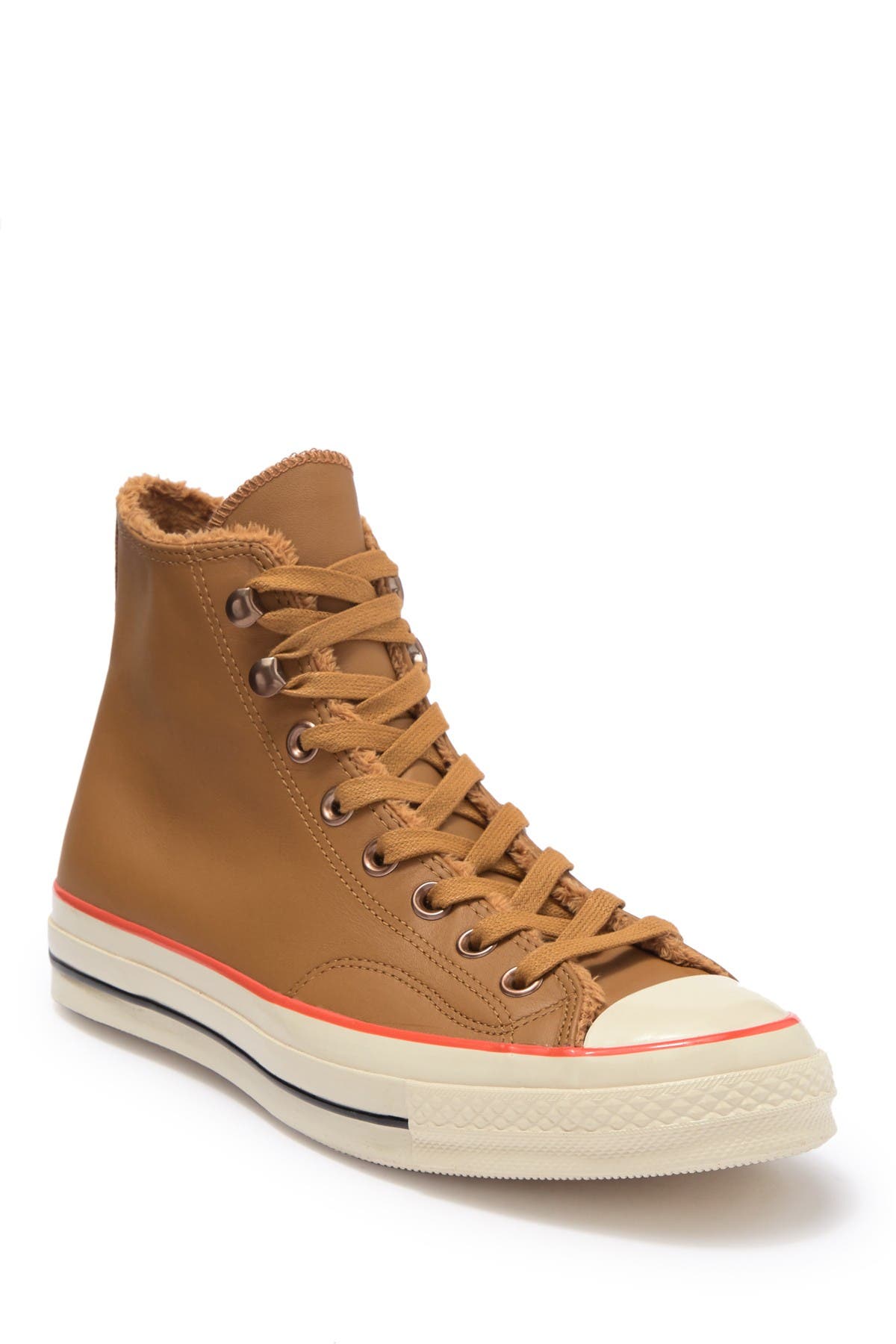 converse leather faux fur