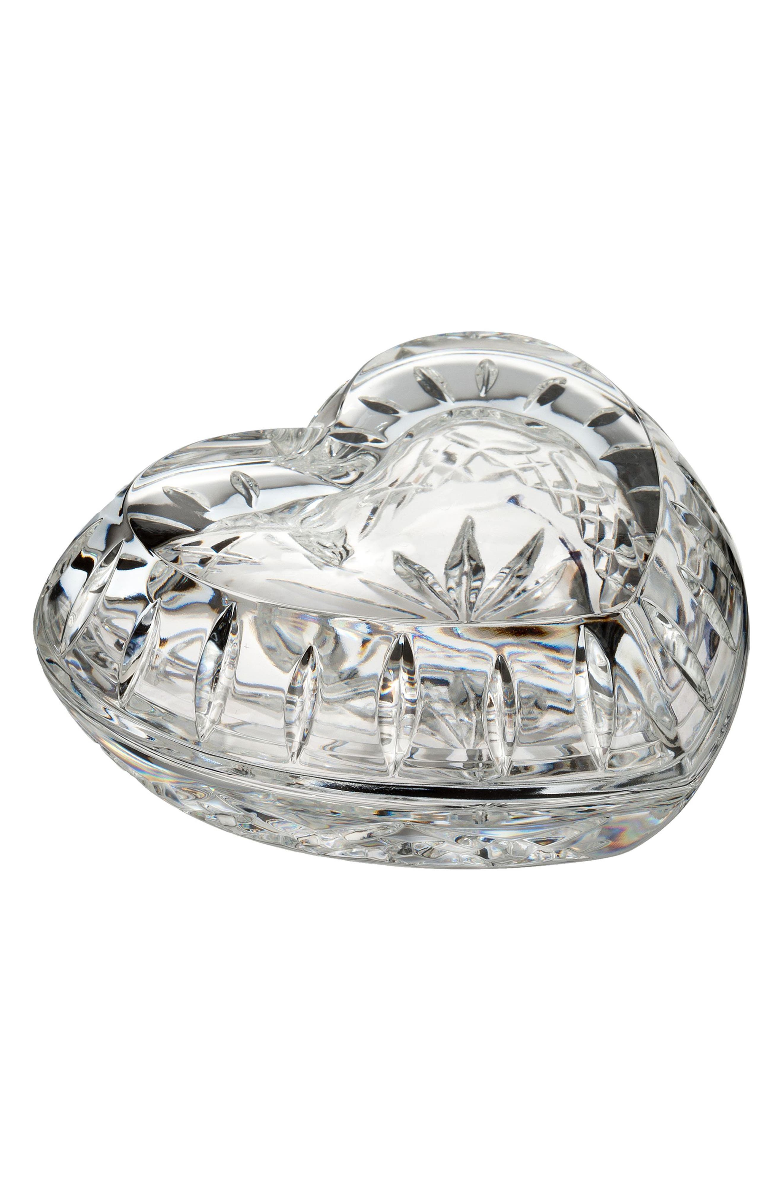 UPC 701587214315 product image for Waterford Giftology Heart Lead Crystal Box - White | upcitemdb.com