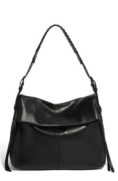 Aimee Kestenberg Bali Double Entry Bag In Black W/black