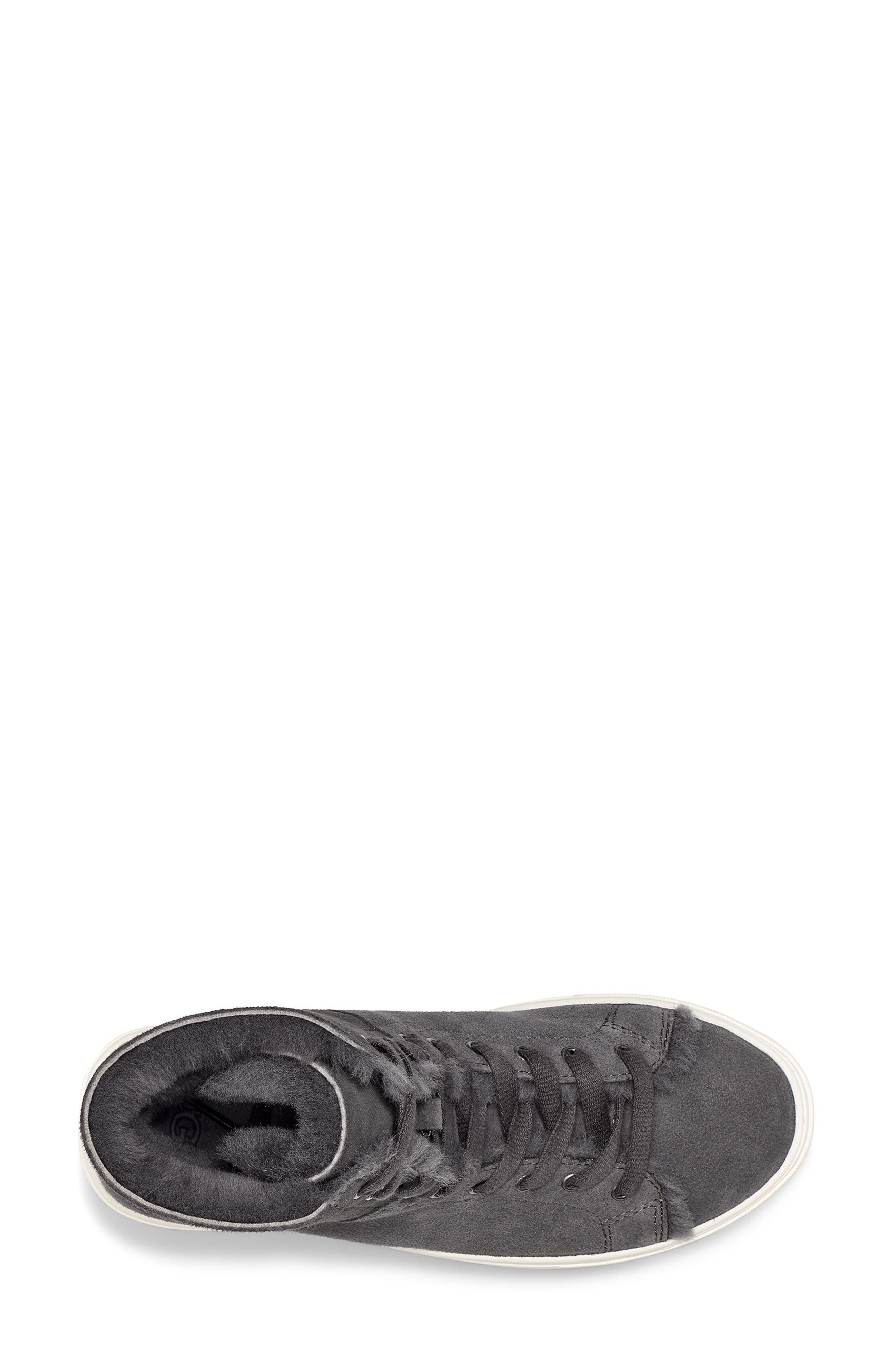 beven genuine shearling high top sneaker