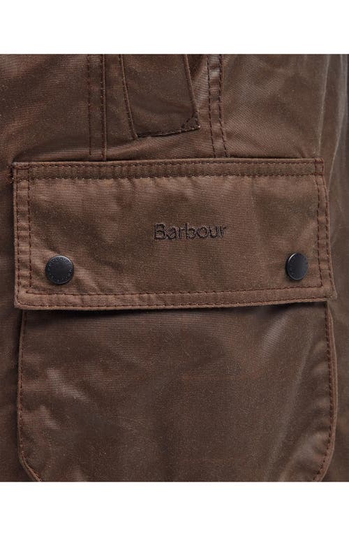 Barbour Beadnell Waxed Jacket In Bark