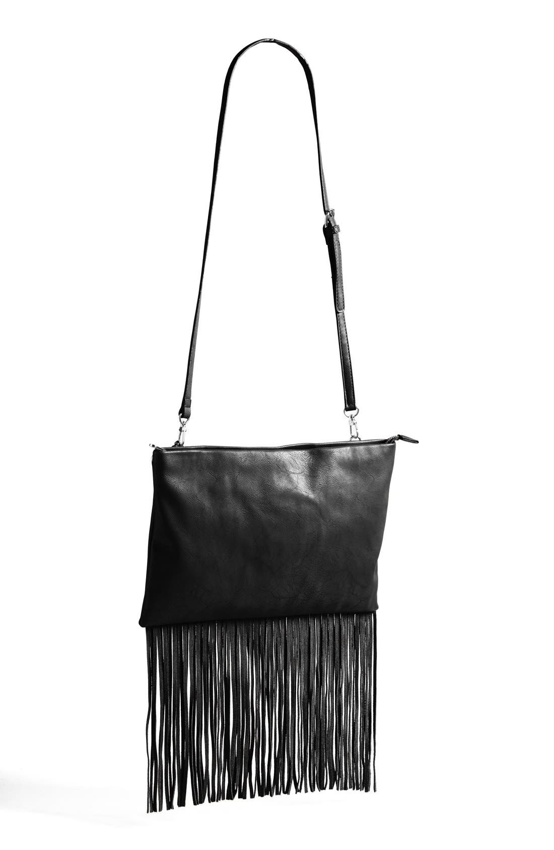 Urban Originals 'Addict' Fringe Crossbody Bag Nordstrom